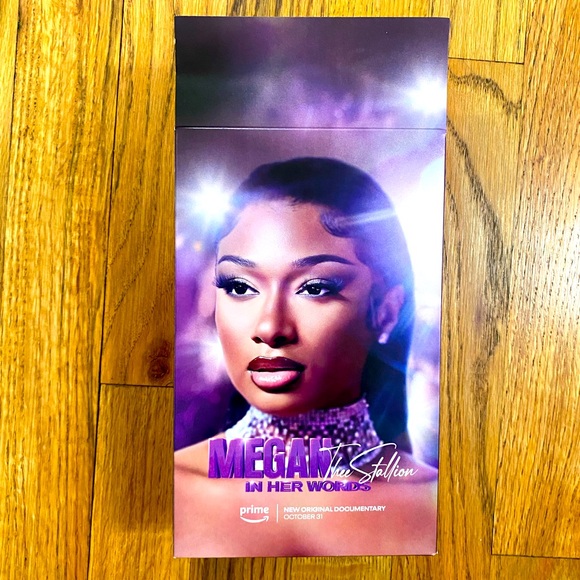Authentic Megan Thee Stallion "In Her Words" Movie World Premier Popcorn Box - Picture 1 of 4